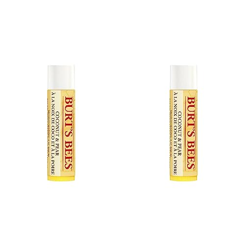 Burt's Bees Lip Balm Beeswax, Moisturising Lip Balm With Vitamin E & Peppermint Oil, 100% Natural Origin, 4.25g