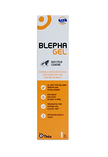 Blephagel Daily Eyelid Cleansing Gel | Gentle Cleanser to Refresh and Soothe Sensitive Eyelids | Preservative-Free and Hypoallergenic Formula | P
