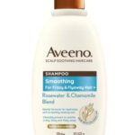 Aveeno Smoothing Rosewater and Chamomile Scalp Soothing Shampoo for Frizzy Hair 300ml