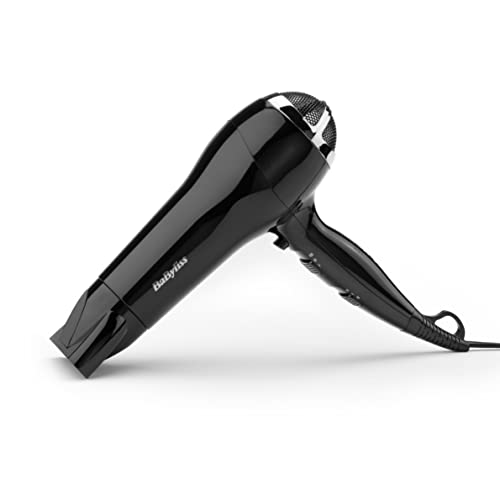 BaByliss Power Smooth 2400W Hair Dryer, Black, Fast, lightweight, ionic dryer