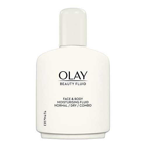 Olay Beauty Fluid Face And Body Moisturiser, with glycerin, 200 ml (Pack of 1)
