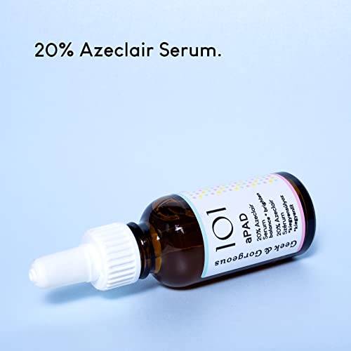 Geek & Gorgeous 101 aPAD - 20% Azelaic Derivative Serum, evens skin tone, normalizes oil production & calms skin - all skin types including sensi