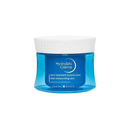Bioderma Hydrabio Moisturising Cream - Rich, Hydrating & Nourishing Face Cream for Dehydrated Skin, Moisturiser Smoothes Skin & Restores Radiance