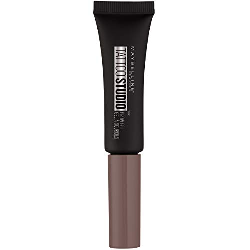MAYBELLINE - TattooStudio Waterproof Eyebrow Gel, Medium Brown - 0.23 fl. oz. (6.9 ml)