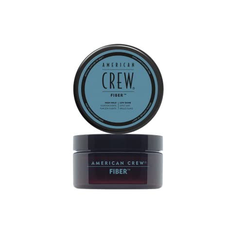 American Crew Fiber High Hold with Low Shine, Gifts For Men, For Thickening & Texture (85g) Matte Finish, Hair Styling Wax for Men
