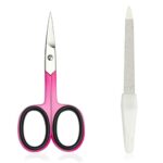 Cucoon Nail Scissors Curved Design Rust Free Scissor for Shaping Nails, Trimming Hairs and Grooming, A Multipurpose Cuticle Scissors for Manicure