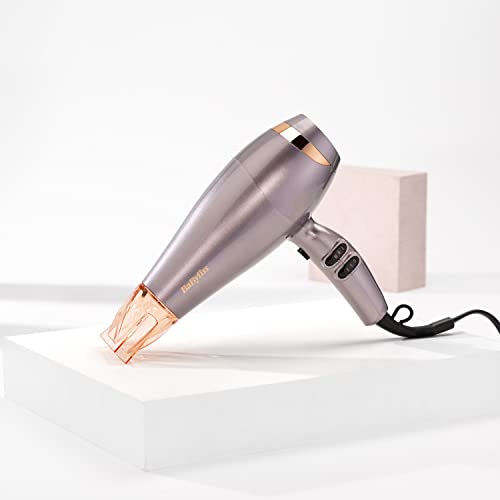BaByliss Elegance 2100 W Hair Dryer, Ionic, Lightweight, Smooth Fast Drying, Cool shot , Amazon Exclusive