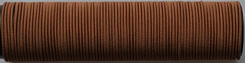 Crazy Bobble® Premium Non-Metal Hair Elastic Hair Bands 2mm, Bulk Hair Ties, Ponytail Holders For Adults and Kids (100 Pcs per Box) (Dark Brown)
