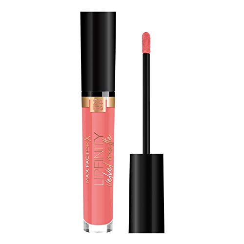 Max Factor Lipfinity Velvet Matte Lipstick, Cool Coral - 3.5 ml
