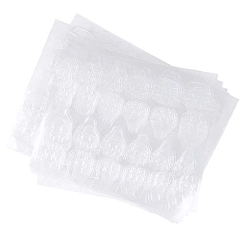 15 Sheets 360pcs Breathable Adhesive Tabs Fake Nail Glue Sticker Super Sticky Double-side Tips Flexible for DIY Manicure Nail Art Decoration