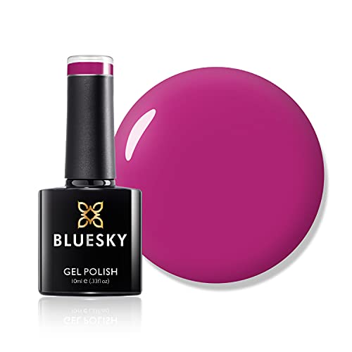 Bluesky Gel Nail Polish, Winter Glow 80611, Blush, Pale, Pink, Long Lasting, Chip Resistant, 10 ml (Requires Drying Under UV LED Lamp)