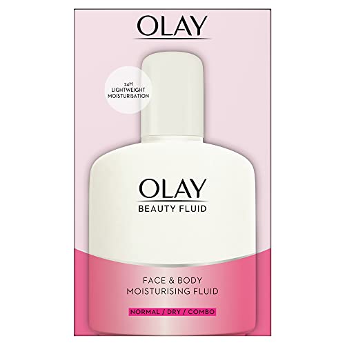 Olay Beauty Fluid Face And Body Moisturiser, with glycerin, 200 ml (Pack of 1)