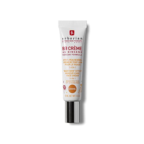 Erborian - BB Cream With Ginseng - Complexion Cream - "Baby Skin" Effect - Korean Cosmetic Treatment 5 -In -1 For SPF 20 - Clear - 40 ml