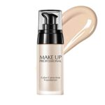 Colour Changing Foundation,Makeup Foundation, Face Foundation Full Coverage Moisturizing Waterproof Long Lasting Makeup Base Natural Coverage Fou