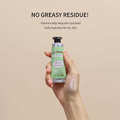 Shea Butter Hand Cream Set- Body & Earth Love Pack of 6 Advanced Repair Hand Cream for Rough&Dry Hands, Non-greasy 6 Plant Fragrances, Birthday G