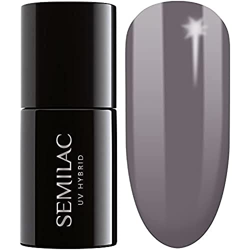 SEMILAC Gel Nail Polish | Long Lasting and Easy to Apply | Perfect for Home and Professional Manicure and Pedicure - 002 Delicate French UV Gel N