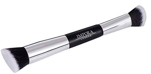 Foundation Makeup Brush - Buffing, Blending, Highlight, Contouring. Contour Brush for use with Cream, Powder, Blush, Liquid Foundation, Concealer