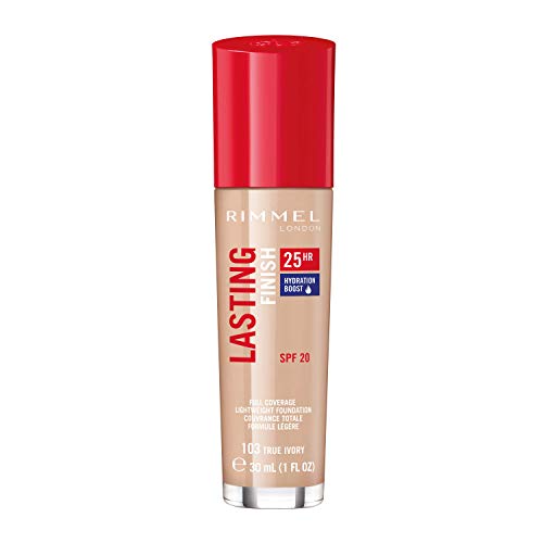 Old Product & Packaging - Rimmel Lasting Finish 25 Hour Foundation Natural Beige