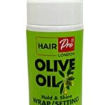 HAIRPRO OLIVE OIL HOLD & SHINE WRAP SET MOUSSE INFUSED WITH COCONUT OIL 207ml