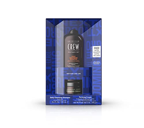 American Crew Forming Cream with Medium Hold & Shine, Gifts For Men, For Shape & Thickening (85g) Cream Texture for All Hair Types, Hair Styling