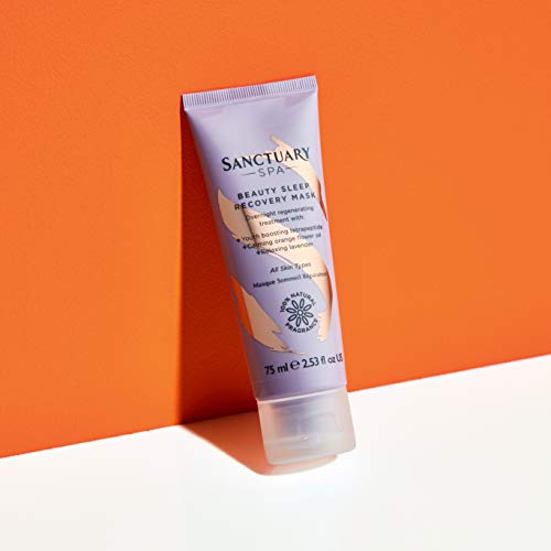 Sanctuary Spa Face Mask, Leave On Beauty Sleep Recovery with Lavendar, Vegan, 75 ml