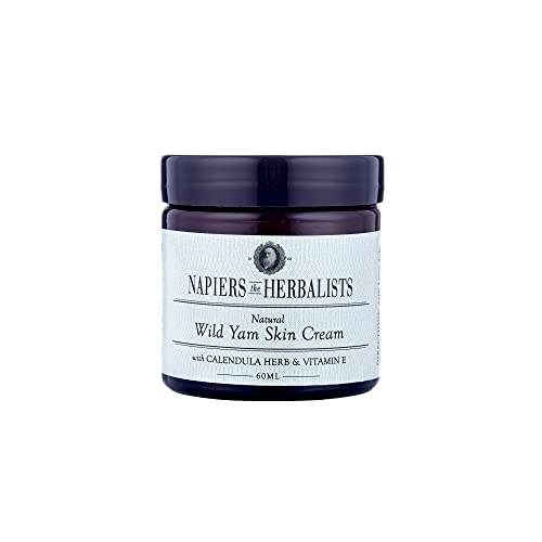Napiers Vegan Wild Yam and Marigold Cream - Natural Relief for Menopause and Perimenopause Symptoms and Dry Skin - 60 ML (Light Citrus Scent)