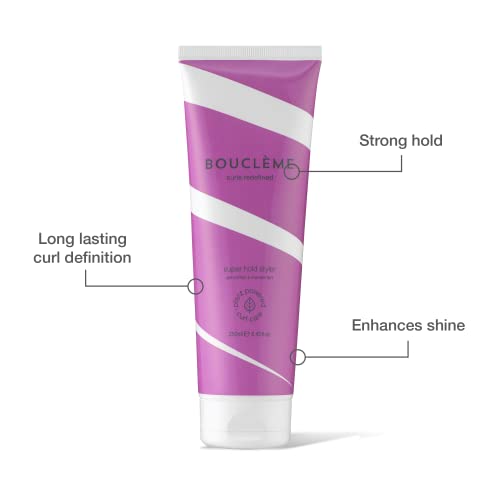 Bouclème - Super Hold Styler - Curl Enhancing Hair Styling Gel - 99% Naturally Derived Ingredients and Vegan - 250ml