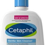 Cetaphil Gentle Skin Cleanser, 473ml, Face & Body Wash, For Normal To Dry Sensitive Skin, With Niacinamide & Glycerin, Soap Free