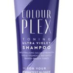 Charles Worthington Colourplex Toning Ultra Violet Shampoo, Purple Shampoo for Blonde Hair, Toning Shampoo for Blondes, Purple Pigment Shampoo, 2