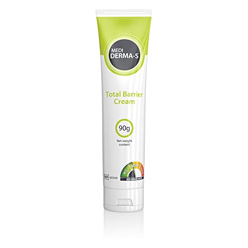 Medi Derma-S Barrier Cream Tube 90g for Gentle Barrier Protection on Intact Skin or for Mild Skin Damage-for Use During Episodes of Incontinence