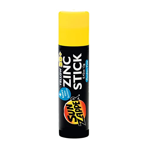 Sun Zapper Zinc Sun Stick - (Light Skin Tone) Sunblock Sticks for Face SPF 50 Mineral Sunscreen - Sun Zapper Australian Natural Sunscreen