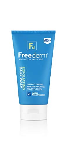 FREEDERM Exfoliating Daily Face Wash with niacinamide, 150ml, Clear