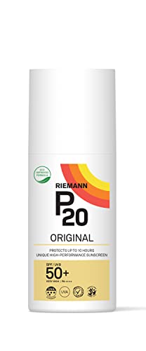 RIEMANN P20 Original SPF50 +Plus Spray 200ml, Advanced Sunscreen Protection High Performance Triple Protection, Sweat Resistance, Protects up to