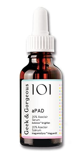 Geek & Gorgeous 101 aPAD - 20% Azelaic Derivative Serum, evens skin tone, normalizes oil production & calms skin - all skin types including sensi