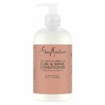 SheaMoisture Coconut & Hibiscus Curl & Shine Conditioner no silicones or sulphates for thick, curly hair 379 ml