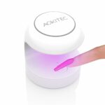 Aokitec Mini UV LED Nail Lamp, Quicky-Dry UV Light for Nails Gel Polish Nail Tips,Poly Gel Extension Resin,Manicure UV LED Light Nail Dryer DIY N