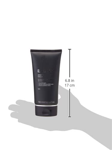 ELEMIS Mens Deep Facial Cleansing Wash, Pair Refreshing Peppermint Foaming Gel Face Cleanser with Pro-Collagen Anti Wrinkle, Moisturising Day Cre