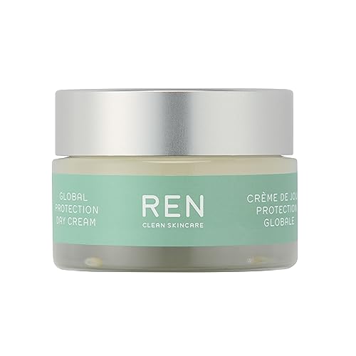 REN Clean Skincare Evercalm™ Global Protection Day Cream | Calm, Soothe & Hydrate Sensitive Skin | Vegan | Step 4: Moisturise