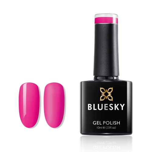 Bluesky Gel Nail Polish, Winter Glow 80611, Blush, Pale, Pink, Long Lasting, Chip Resistant, 10 ml (Requires Drying Under UV LED Lamp)