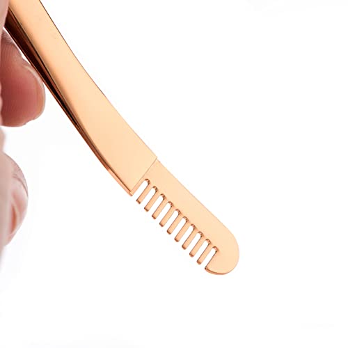 Clusters DIY Lash Applicator, Lash Tweezers, 2 in 1 Eyelash Applicator Tool, Lash Tool with comb, DIY Eyelash Precise Applicator, Lash Tweezer fo