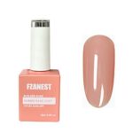FZANEST Rubber Base Gel For Nails,Builder Base Clear Sheer Color Gel Nail Polish,Elastic Rubber Base Coat,Builder Extension Gel in a Bottle 15ml