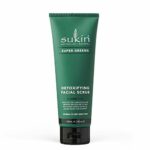 Sukin Super Greens Face Scrub 200g - with Kale, Spirulina & Pineapple; Cruelty Free & Vegan Friendly -Polishes Leaving the Skin Smooth and Free o