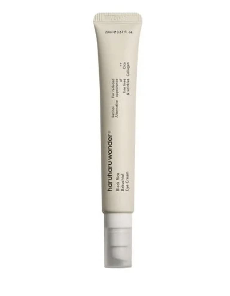 Black Rice Bakuchiol Eye Cream 20ml | Anti-Aging, Wrinkle Care, Natural Retinol Alternative | Cruelty Free, EWG-Green