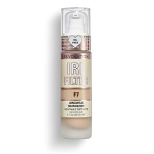 Makeup Revolution, IRL Filter, Longwear, Foundation, F7, 23ml