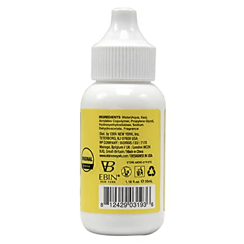 EBIN NEW YORK Wonder Lace Bond Extra Mega Hold 1.18oz - No Residue Improved Formula Easy to Apply Fast Drying Waterproof Latex Free Perspiration