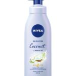 NIVEA Oil In Lotion Coconut & Monoi (400ml), Replenishing Body Lotion with a tropical Coconut Scent & Powerful Monoi Oil, Moisturising Cream, NIV