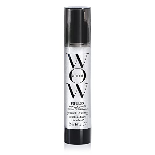 Color Wow Pop + Lock Frizz Control + Glossing Serum – Anti-frizz serum with heat protection; Seals split ends; Moisturises; Silkens and shines du