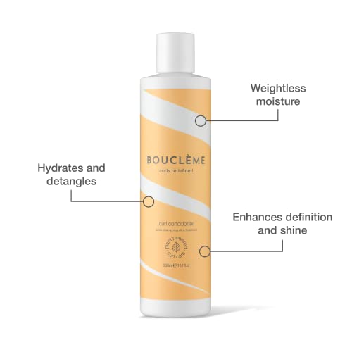Bouclème - Curl Conditioner - Hydrating and Strengthening Hair Conditioner for Dry and Damaged Hair - 97% Naturally Derived Ingredients - 300ml