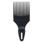 Jack Dean by Denman (Black) Curl Volumiser Comb for Separating, Styling, Defining, Enhancing & Boosting Curls (D17)