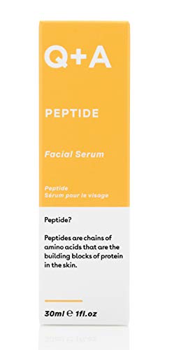 Q+A Peptide Facial Serum. A powerful anti-ageing Peptide face serum to revitalise your skin. 30ml/1fl.oz
